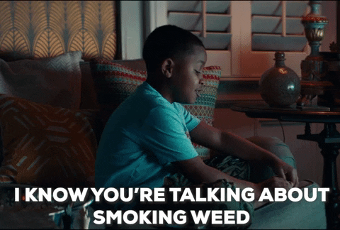 Little kid saying "I know you're talking about smoking weed"